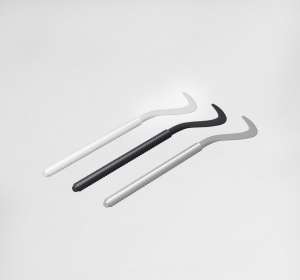 Кронштейн штыревой плоский 7мм, длина  180мм с дюбелем Нова