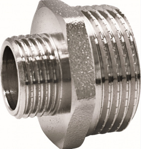 Ниппель переходной резьбовый никель 1