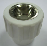 Фото Муфта комб. ВР PP-R  63-2 TEBO. 