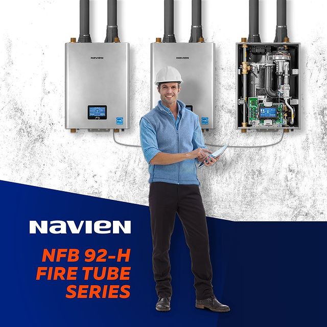 Линейки конденсационных котлов Navien NCB, NPE и NFB.