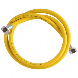 Подводка газа ПВХ 2,5 м г/г 3/4 TUBOFLEX (желтая)