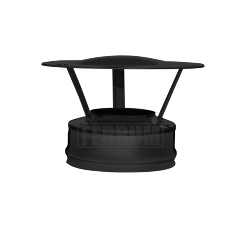 Оголовок  130х200 (430/0,5 мм / эмаль /600° черная) Феррум