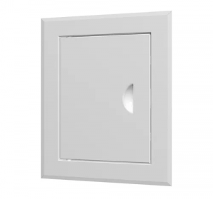 Люк-дверца ревизионный 210х210, фланец 150х150, стальной с ручкой