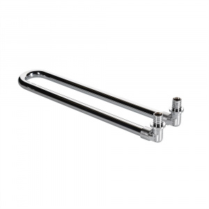 Фитинг угл аксиал с хромир латунной трубкой двойной 16(2,2)х15 L 300 мм Valtec