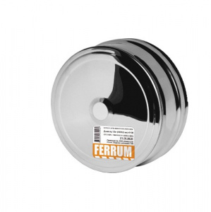 Заглушка внешняя 125 (430/0,5мм) нержавеющая сталь Феррум