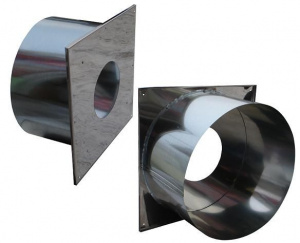 Потолочно-проходной узел 200  RAL 9005 матовая (черный)