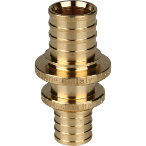 Муфта соединительная переходная 20-16 для труб из сшитого полиэтилена аксиальный STOUT