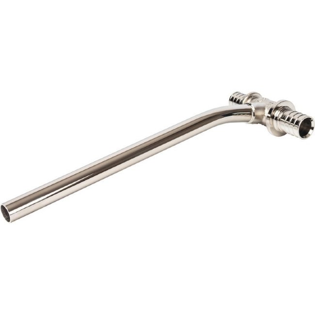 Трубка для подкл-я радиатора, Т-образная 20/250/25 мм для труб из сшитого полиэтилена (2/14) GENERAL