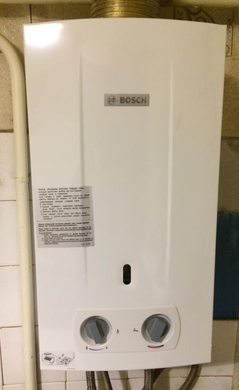 Преимущества газовых колонок BOSCH