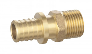 Муфта  НР 16-1/2 соединительная для сшитого полиэтилена аксиальная AltStream