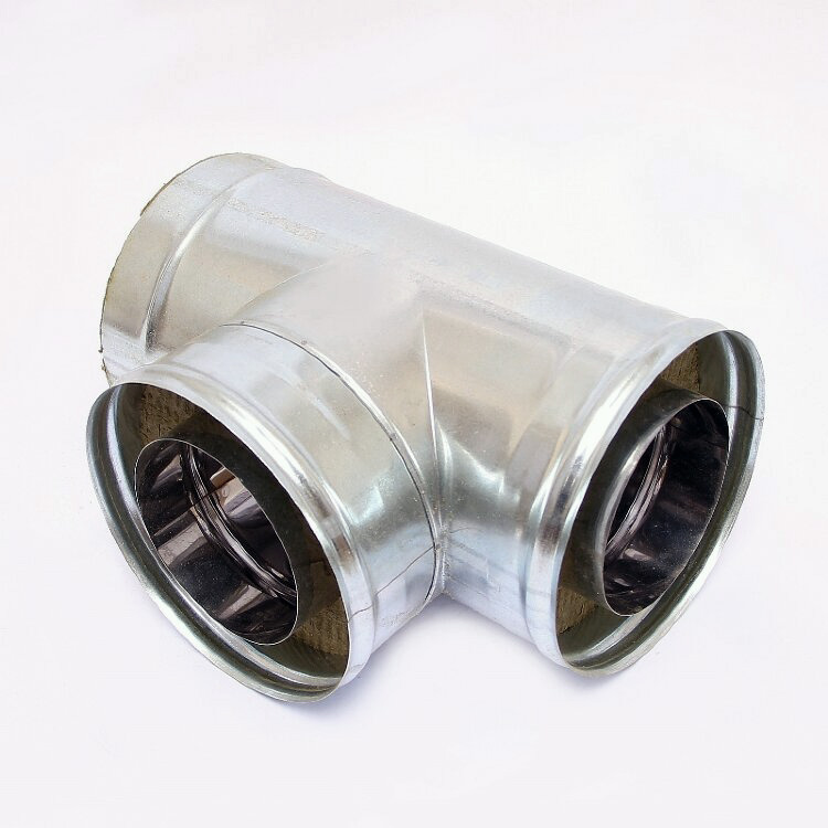 Сэндвич-тройник 90° (430/0,5мм + оц.) Феррум