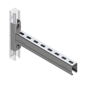 Консоль седельная 41x62x2,5 пример монтажа