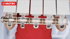 Удлинитель потока для радиатора левый 3/4