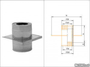 Площадка монтажная (439 + оц.) Ф250х350